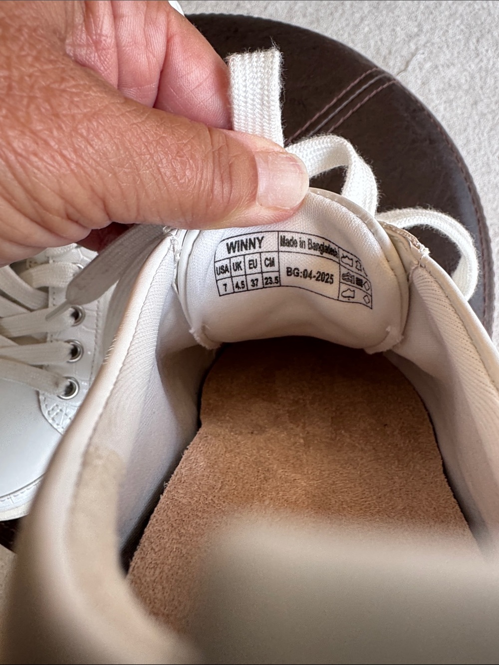 NWOT Vionic Winny White Leather Lace-Up Sneakers SZ 7 - Picture 8 of 10